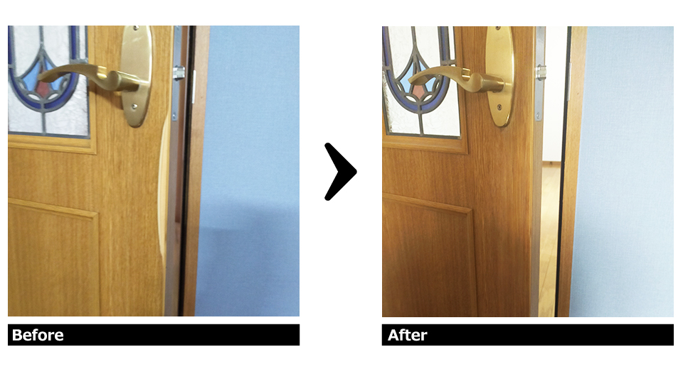 室内ドアのキズ 補修施工例
