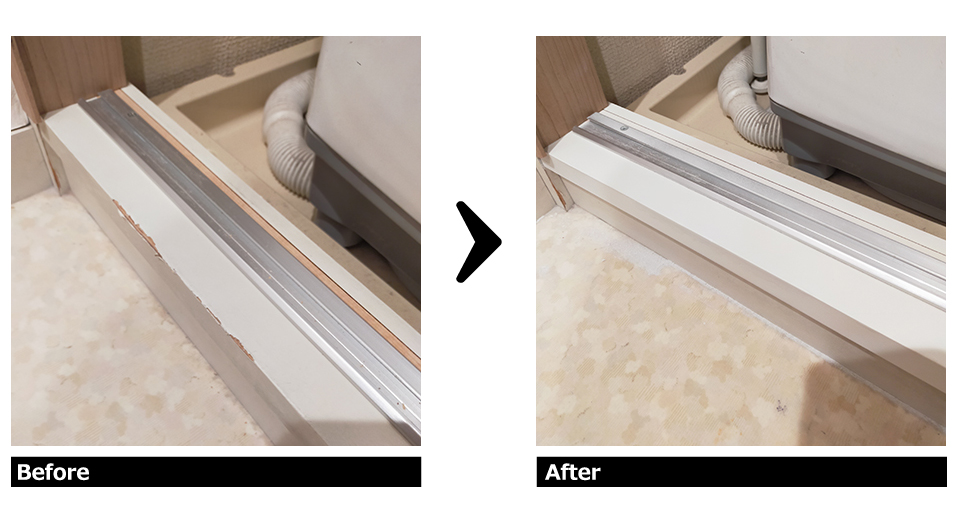 建具のキズ 補修施工例